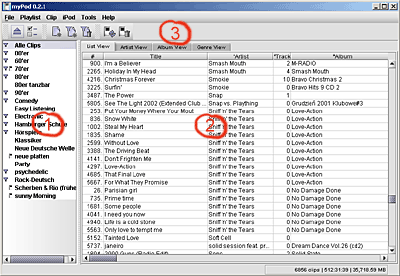 myPod main window