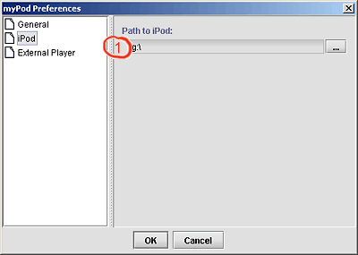 myPod Preferences - iPod